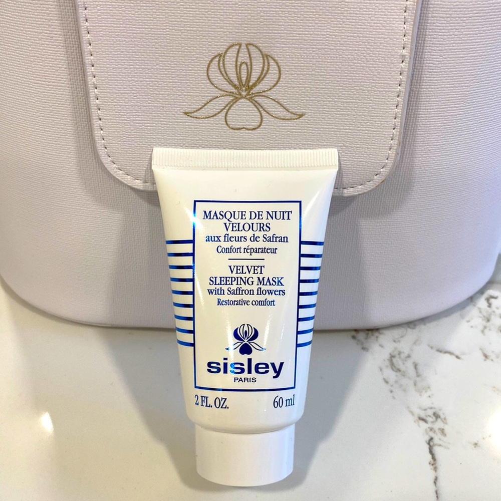 Sisley Velvet sleeping mask with saffron flowers